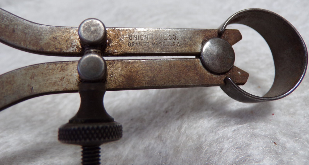 UNION TOOL CO. ORANGE MA. CALIPER MEASURING JOINT ADJUSTABLE METAL WORKING TOOL