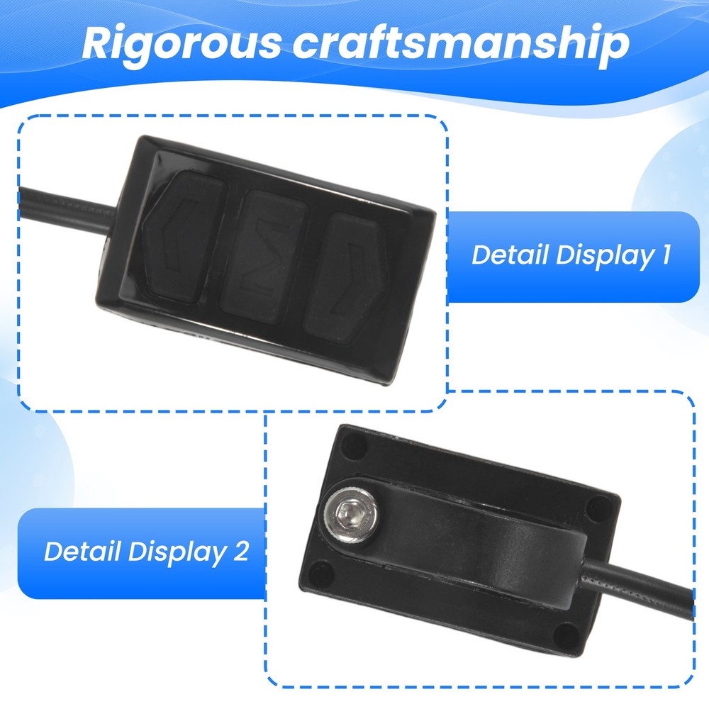 Electric Control Button Handlebar Mount Split Meter Switches Button for3341