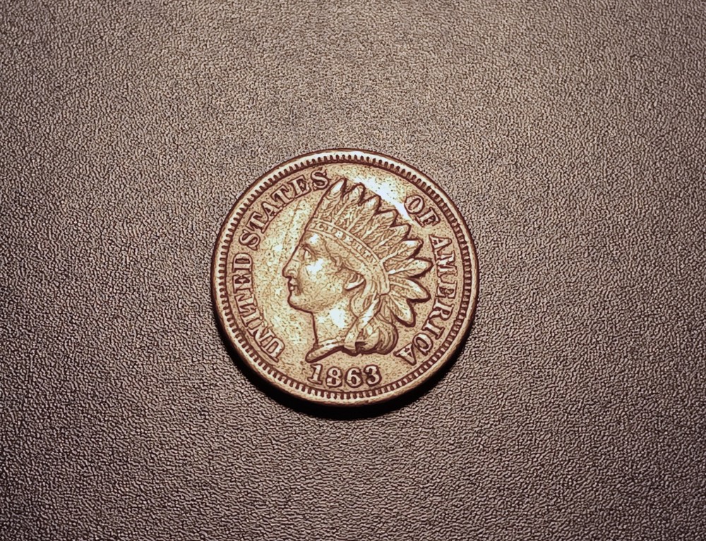 Choice XF 1863 Indian Head Cent