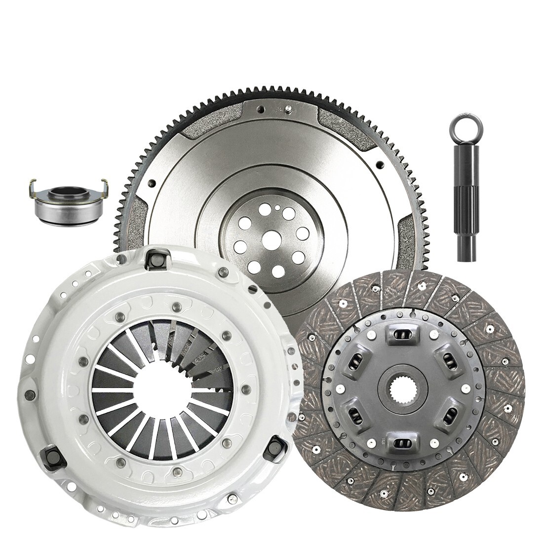 OEM PRO PREMIUM CLUTCH KIT & HD FLYWHEEL FOR HONDA ACCORD PRELUDE 2.2L 2.3L