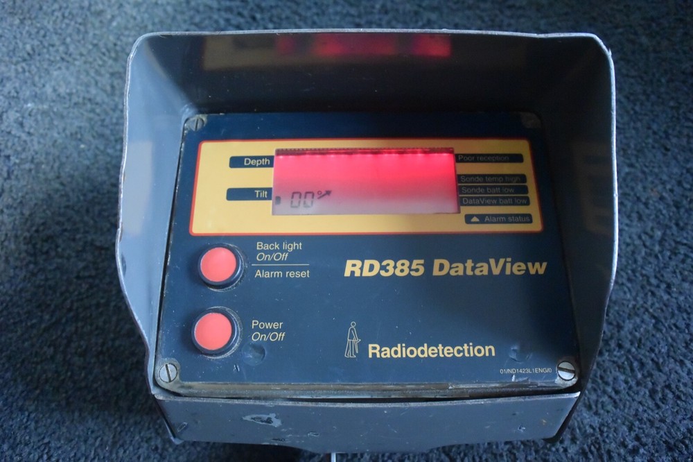 Radiodetection Model RD385 DataView Remote Display ONLY for RD385 Locator Wand