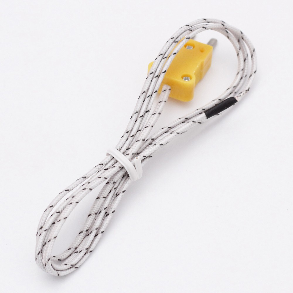 10pcs/pack LOT K Type Temperature Sensor 5m Thermocouple Wire 12.5mm Probe Cable