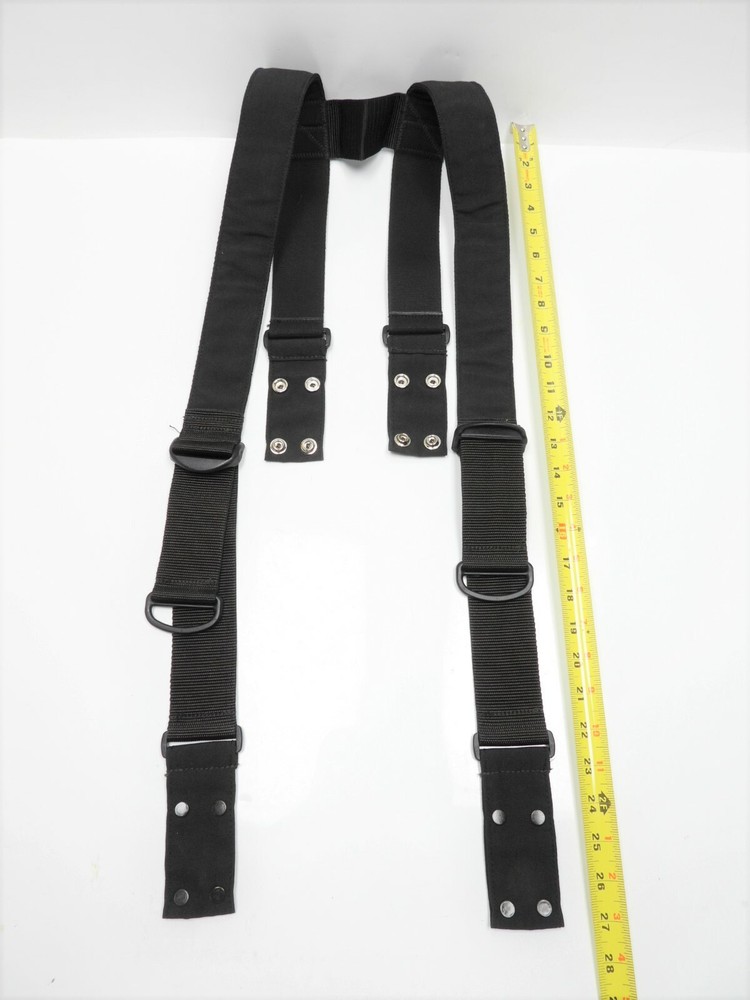 MSA 800621 Regular Black PDRIP HB Suspenders NEW