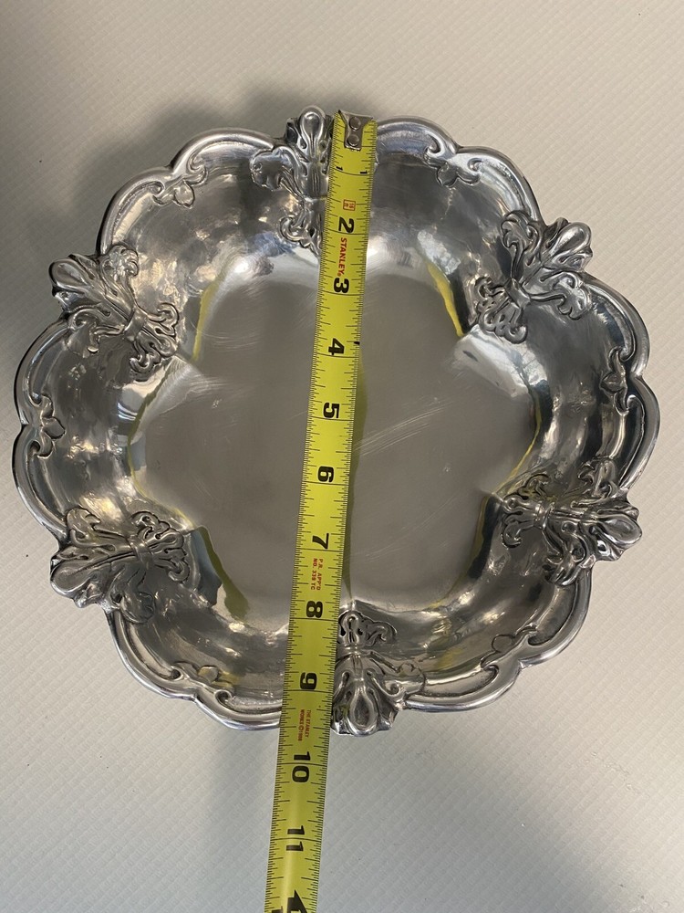 Fruit Bowl Silver fleur de lys 2009 Read The Description