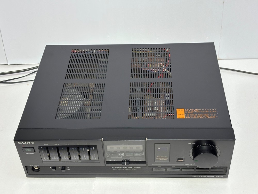 Sony TA-AX455 Integrated Stereo Amplifier – Tested & Working