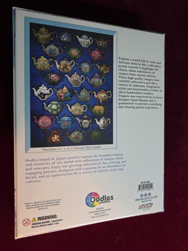 Puzzle: Teapot Collection 1000pc