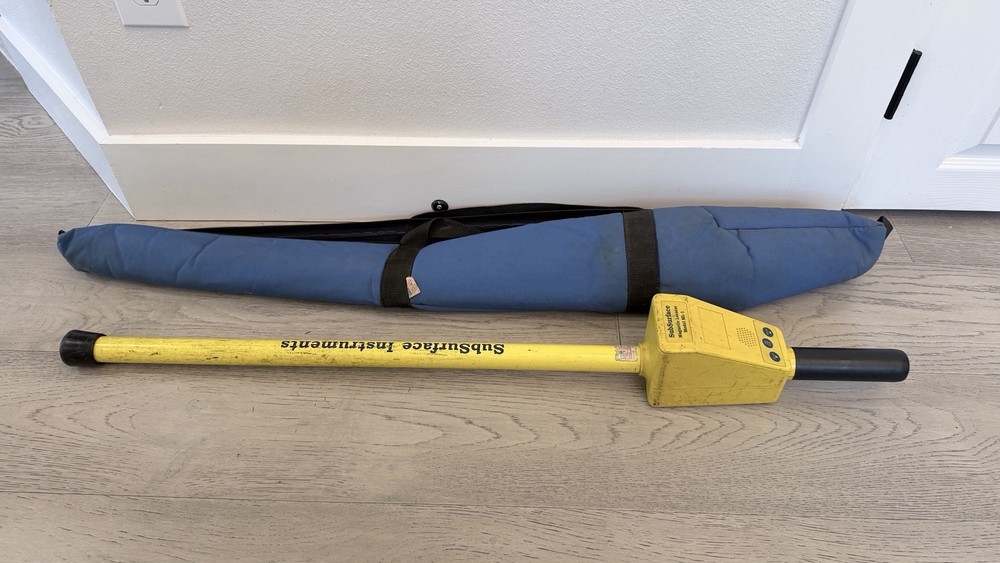 SubSurface Instruments ML-1 Magnetic Locator Ferrous Iron Finder Soft Case Teste