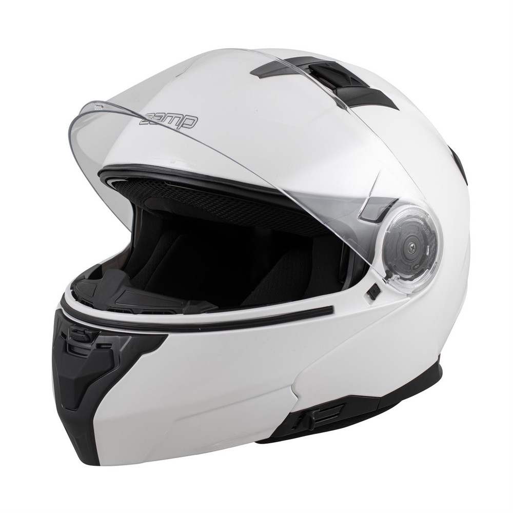 Zamp H776001S FL-4 Motorcycle Helmet, Solid White, Small