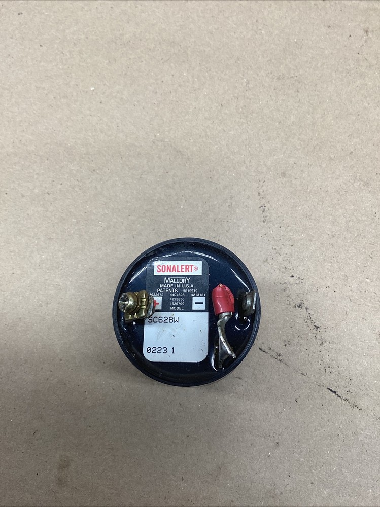 Mallory SC628W Sonalert Audio Transducer Buzzer #2034FMLPT32