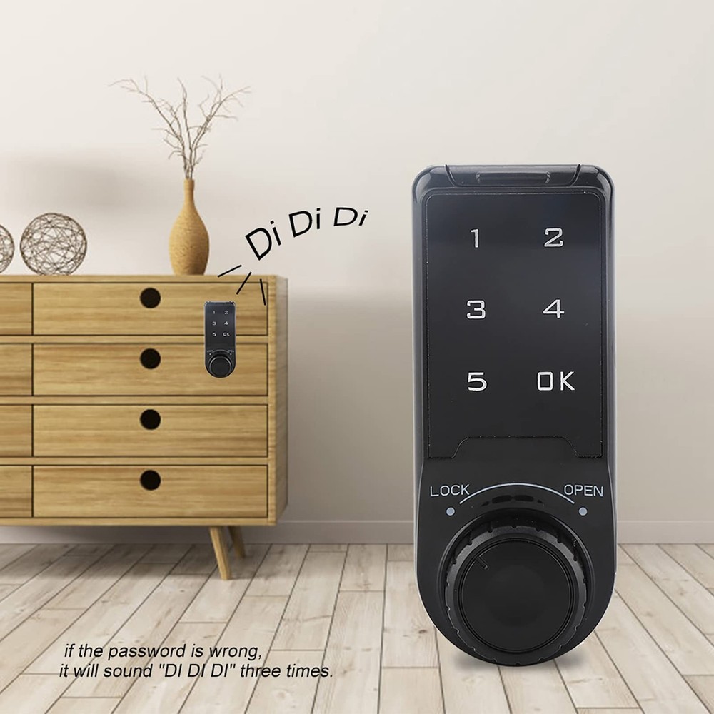 Digital Electronic Security Cabinet Lock Touch Keypad Password Coded L=20