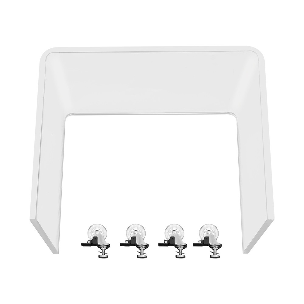 C-Shaped Side Table, Acrylic End Table, Couch Side Table US