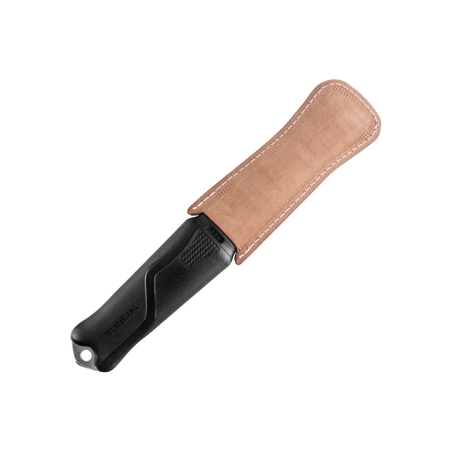 Dual-Grit Diamond Sharpening Stone with Leather Strop, Tool Sharpener for Sharpe