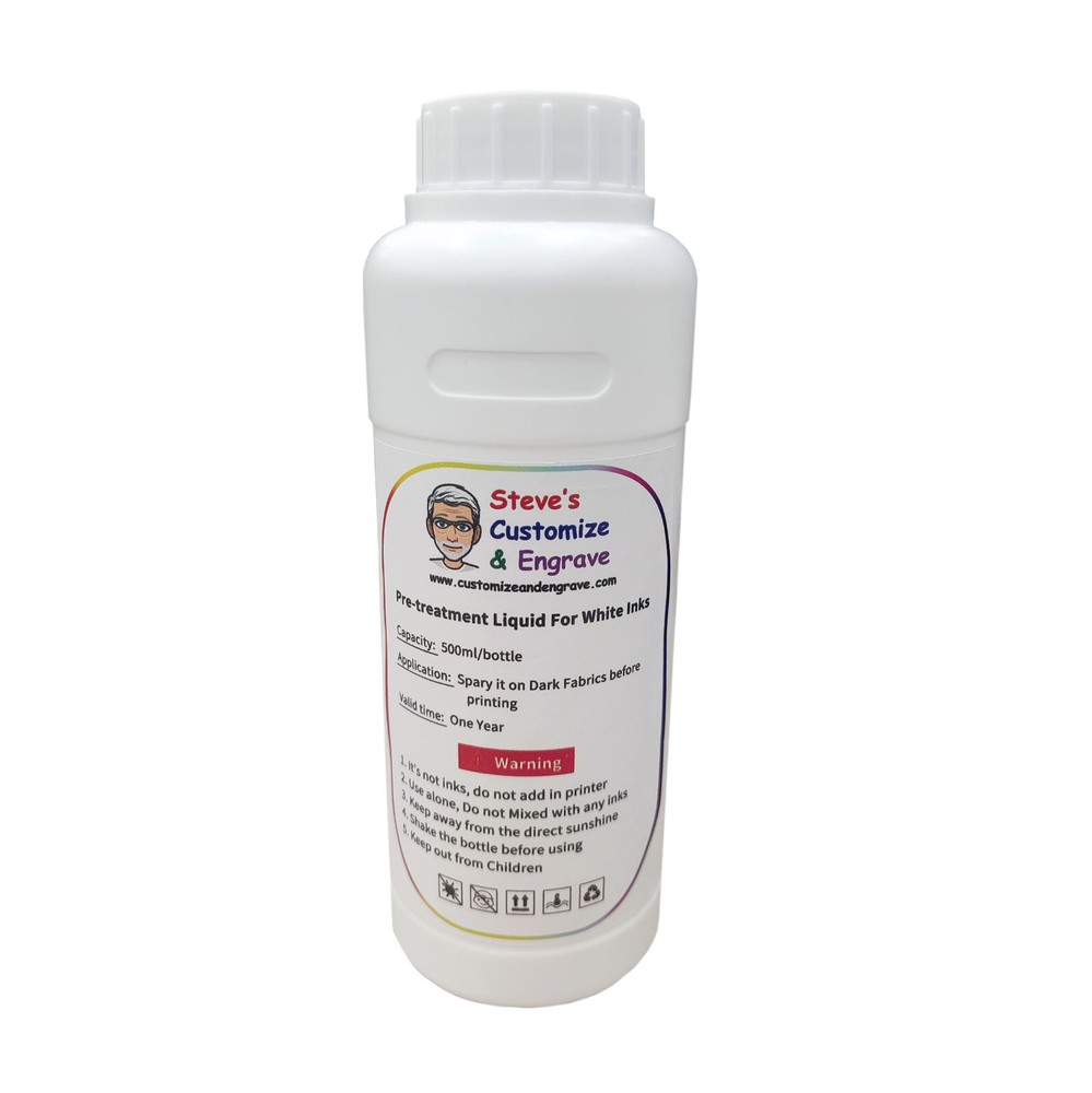 Pretreatment Solution For White Inks 500ml Refinecolor RF-TS2 DTG Printer