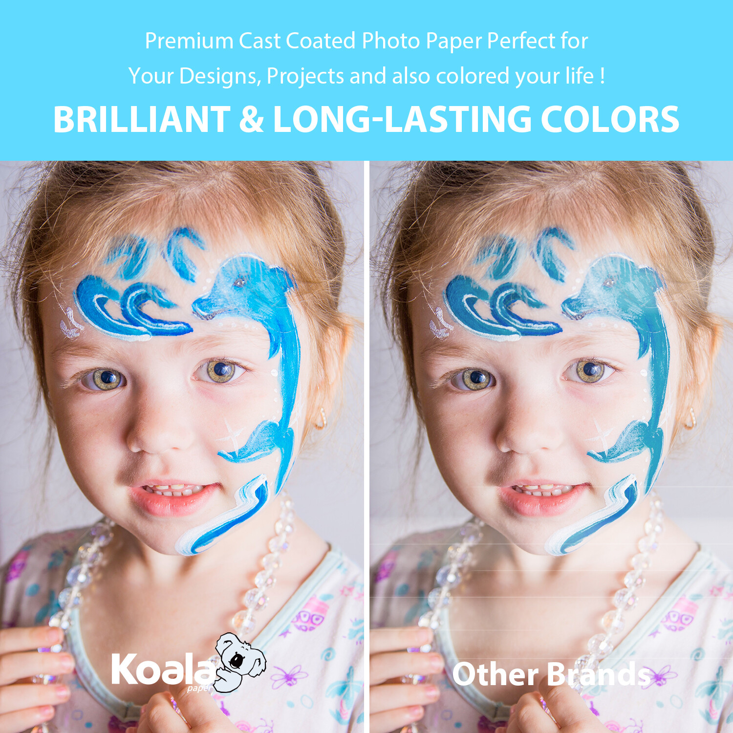 Koala Photo Paper 13x19 High Glossy 61lb Photo Printer Paper 50 Sheets Inkjet