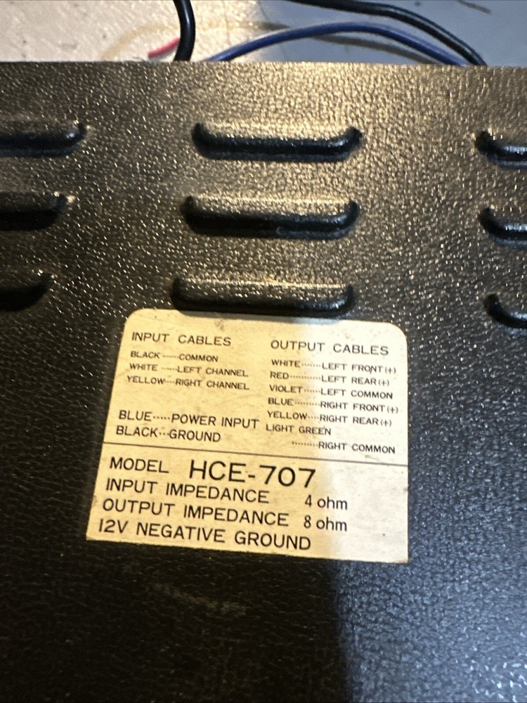 Hi Comp Audiovox Car Equalizer