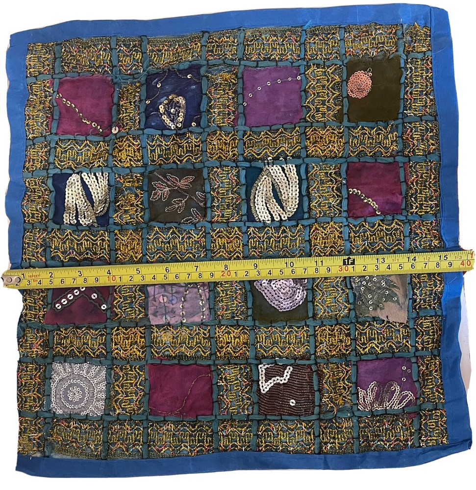 2 Recycled Sari Pillowcases