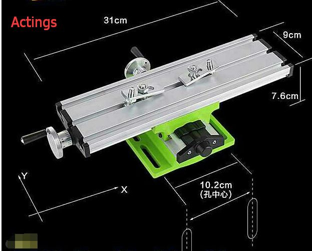 Mini Bench Drill Precision Multifunction Working Table Vise Fixture Worktable