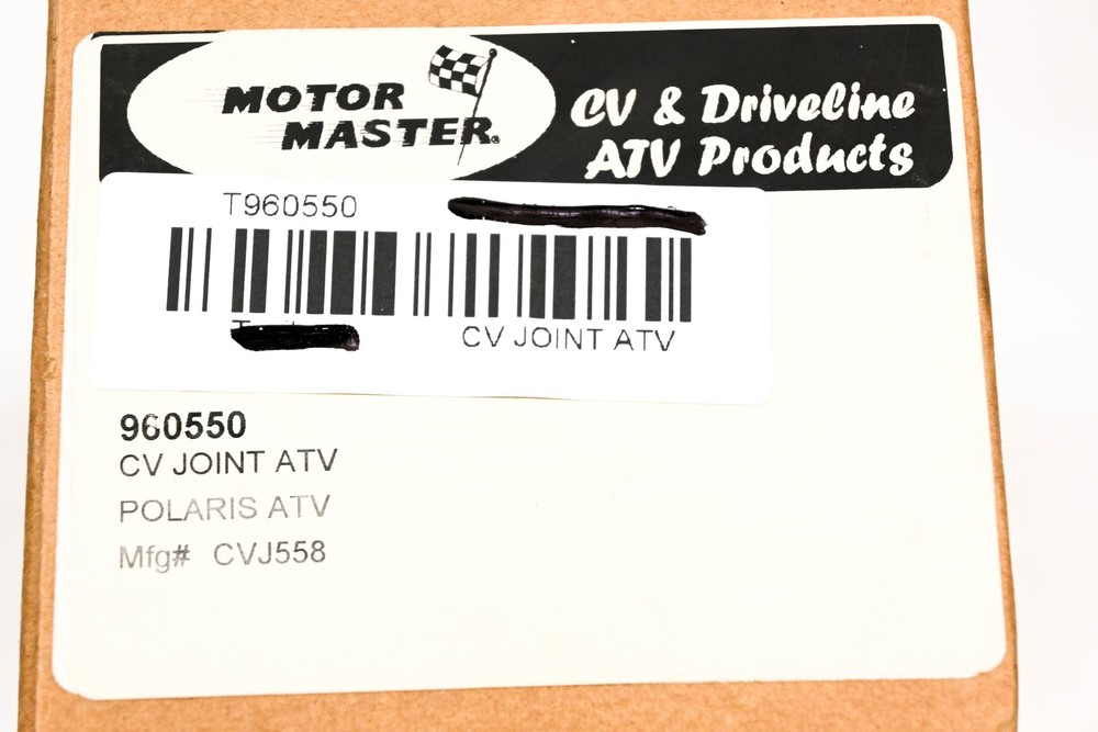 Motor Master CVJ558 CV Joint ATV NOS