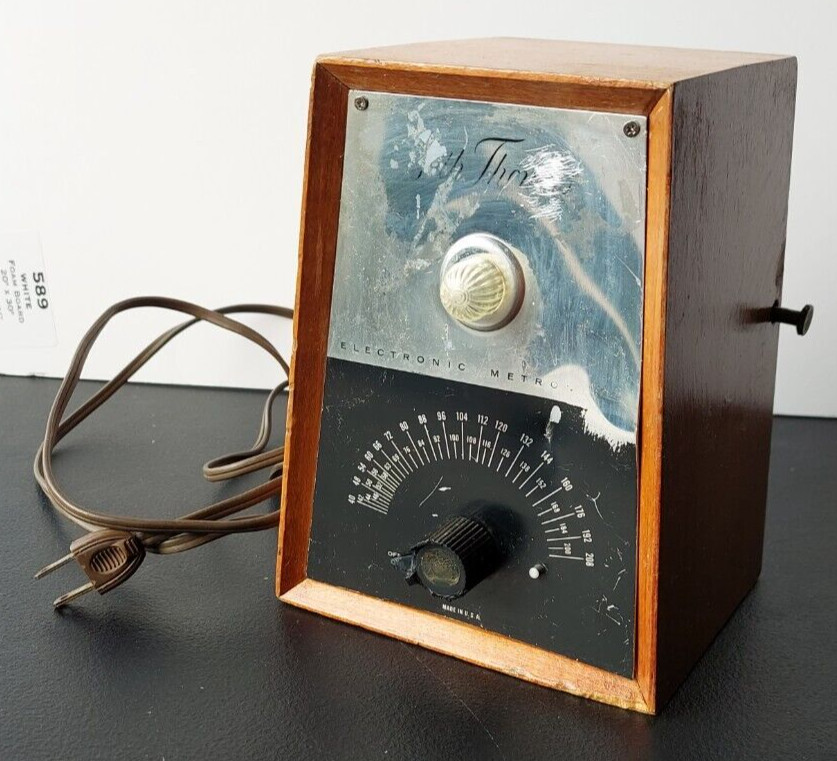 SETH THOMAS ELECTRONIC METRONOME. MADE IN U.S.A.