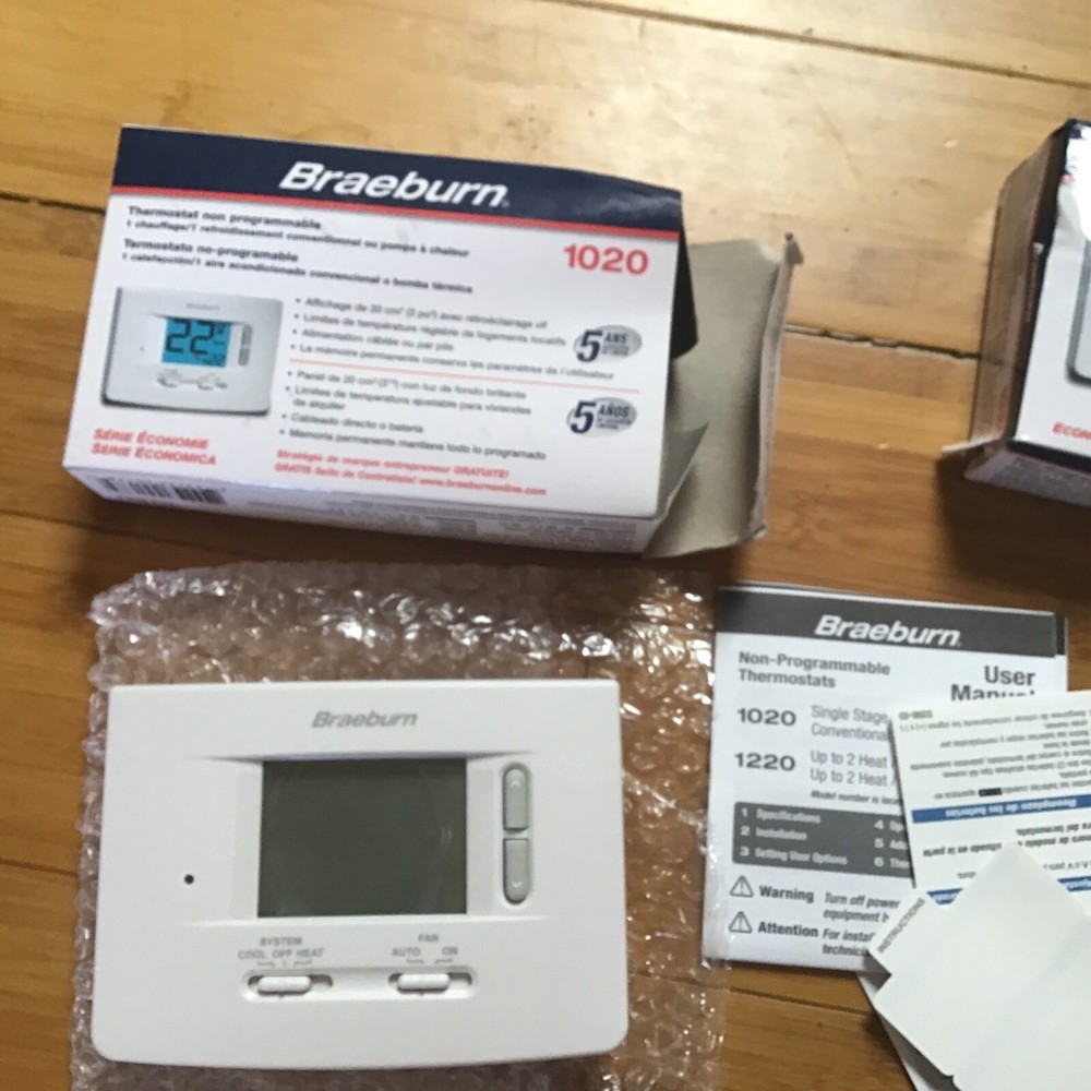 Braeburn 1020 Non-Programmable Thermostat