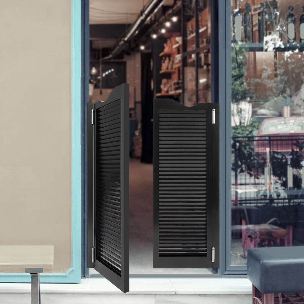 Wood Cafe Door, Bar Doors, Half Door for House, Kitchen Rectangular