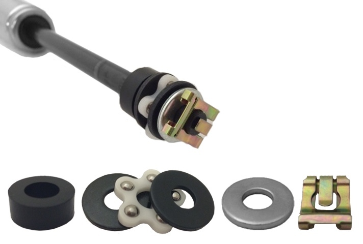 Replacement Office Chair Gas Lift Cylinder Hardware Kit w/ Clip Bearing & Washer