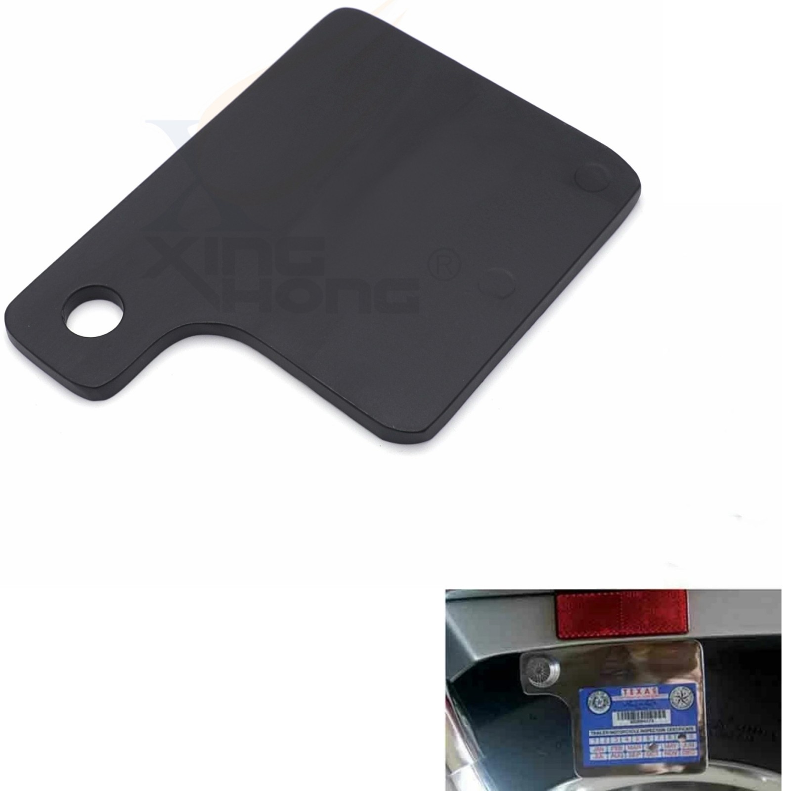 Universal Motorcycle Inspection Tag Sticker Renewal License Plate Fit For harley