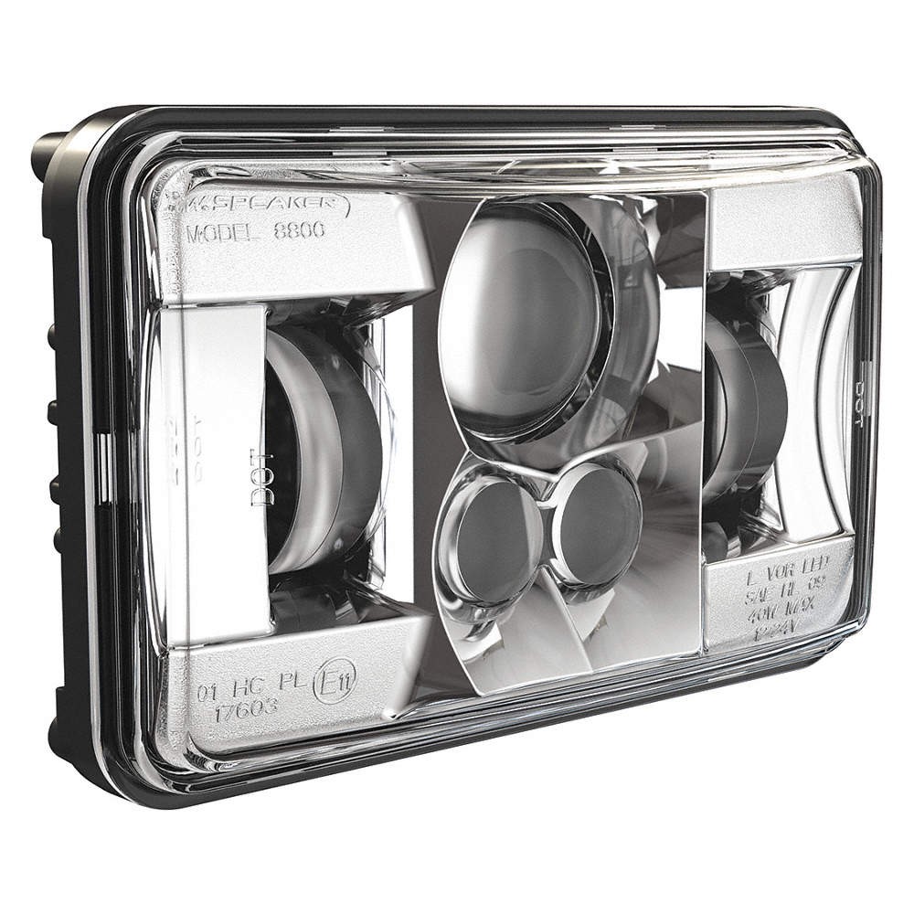 J.W. SPEAKER 8800 Evolution 2 Low Beam Headlight,2830 lm,Rectangle,LED 52XE89