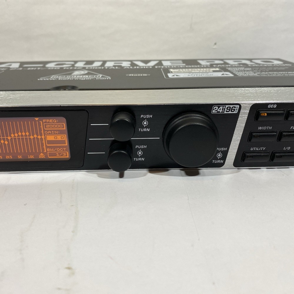 Behringer Ultracurve Pro DEQ2496 2-channel Equalizer and Mastering Processor