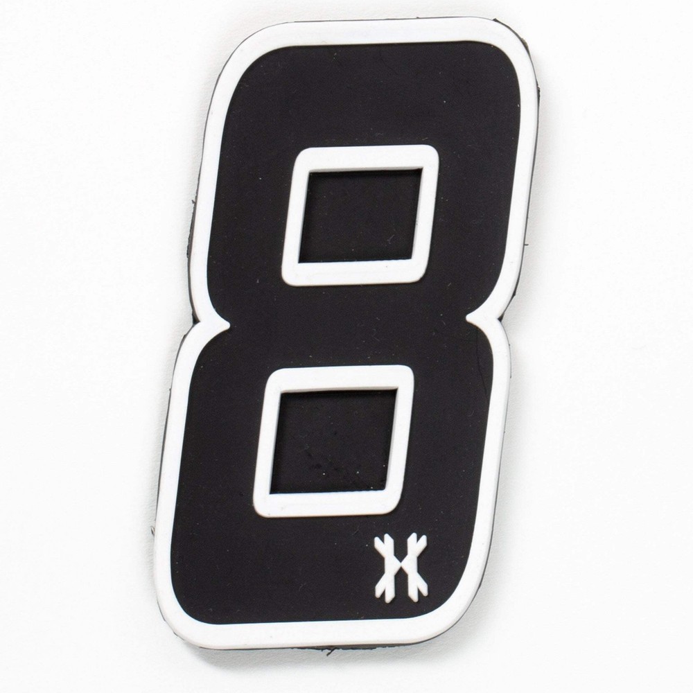 HK Army Rubber Number Patch W/ Hook and Loop - "8"