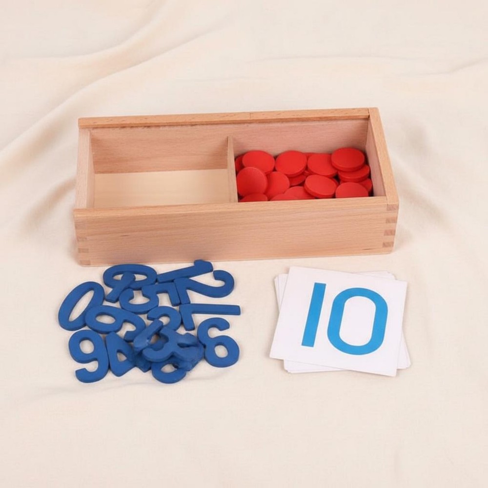 Child-Centered Numbers and Chips Set for Children