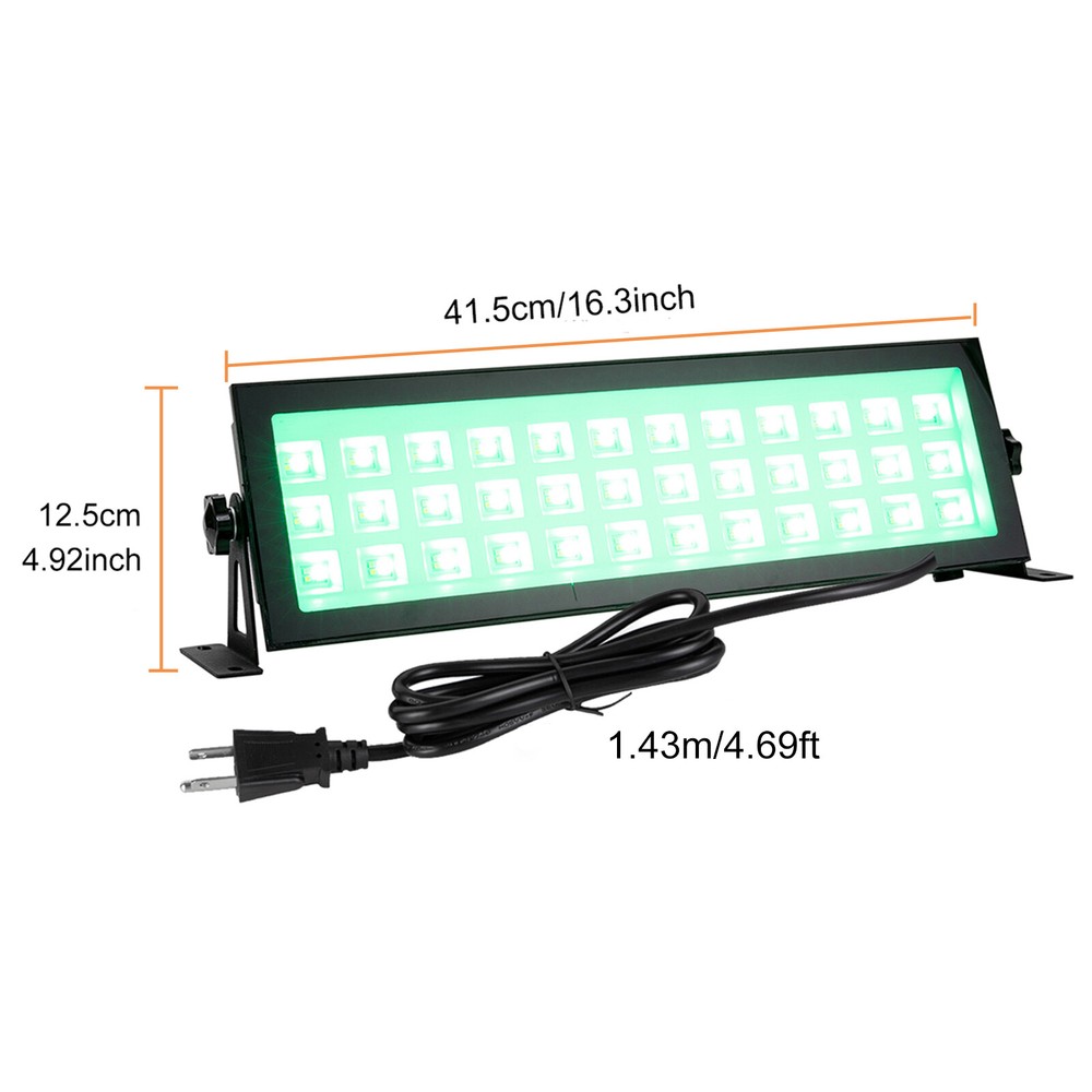 2pcs Multifunction Dimmable Wall Washer Lights 96W LED Dimmable KTV/DJ Lights