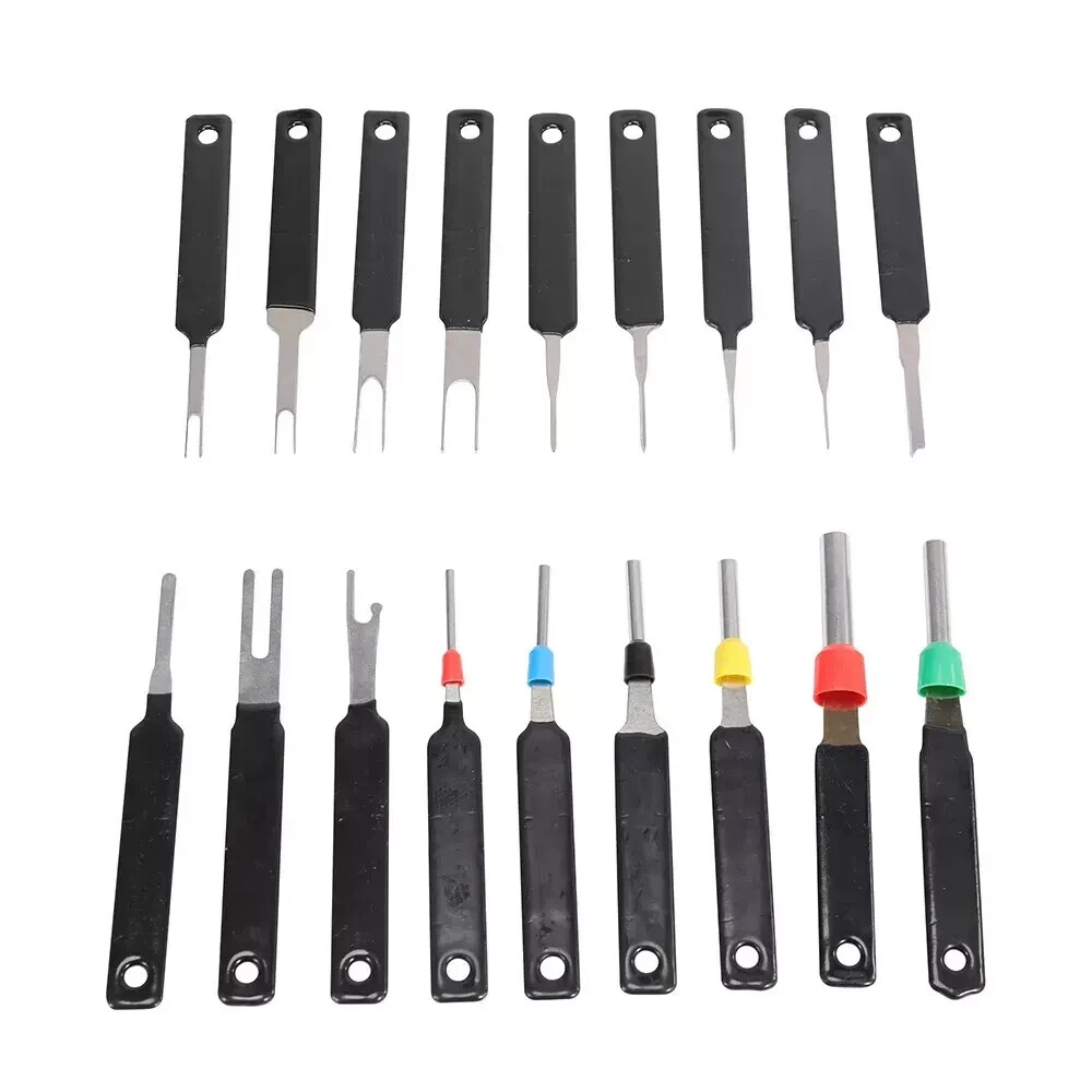18X Pin Ejector Wire Kit Extractor Connector Puller Car Terminal Removal Tool