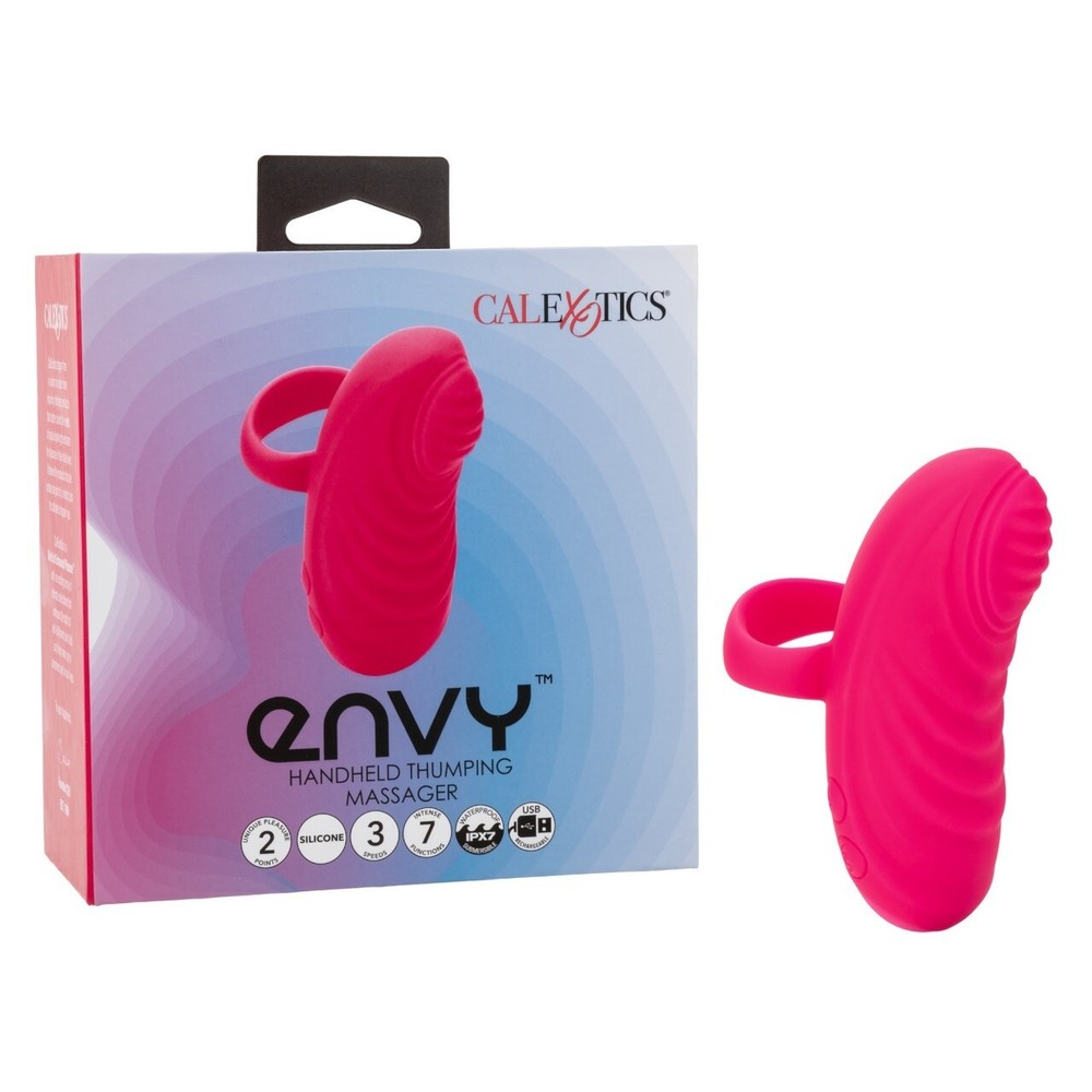 Calexotics Ultimately Pleasurable Envy Handheld Thumping Massager, New