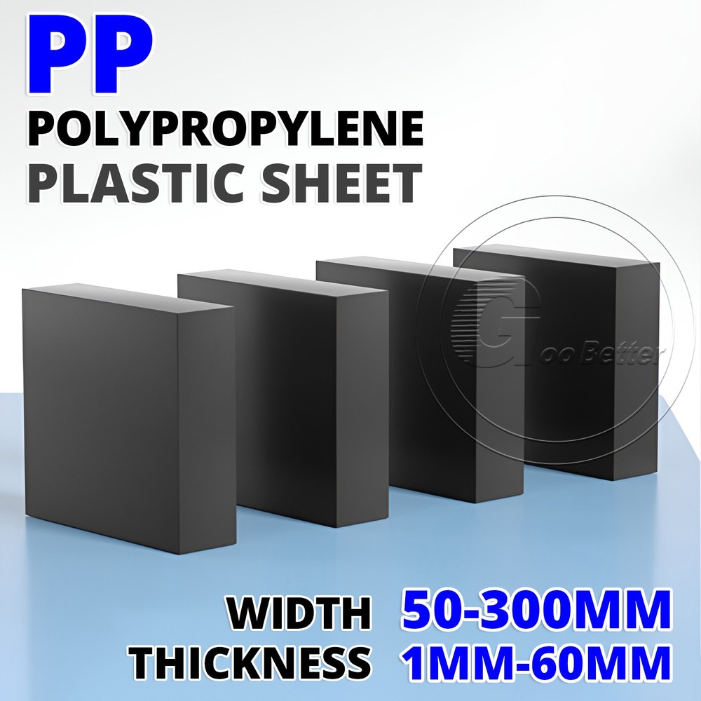 Natural Black Polypropylene Sheet PP Plastic Block Panel PP 1MM-60MM Thickness
