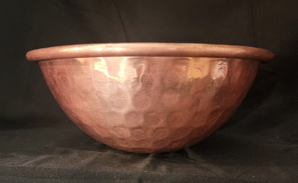 Vintage Copper Mixing Bowl