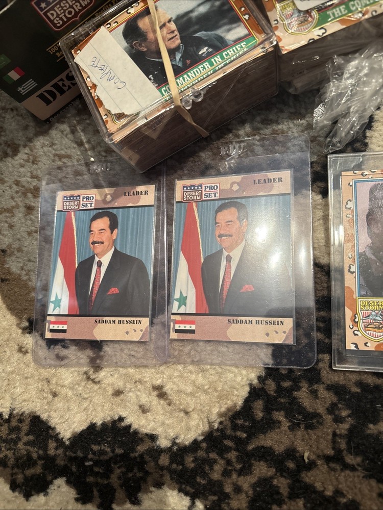 Desert Storm Card Collection Bundle - completed collection, sealed box