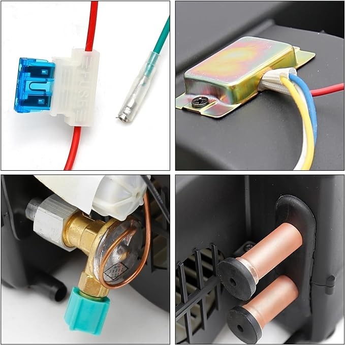 12V Cool&Heat Electric Universal Underdash Air Conditioner DC Auto Car A/C Kit