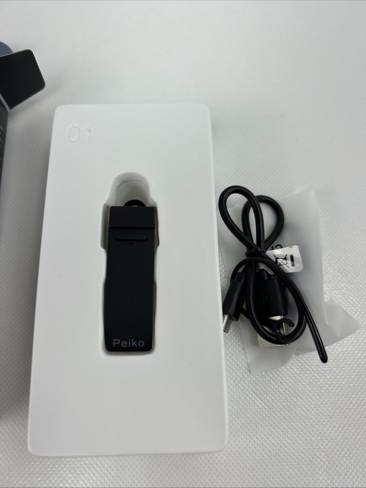 Peiko Language Translator Bluetooth Ear Piece- New Open Box