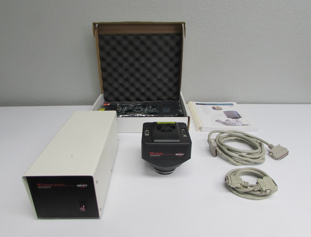 SPOT RT 2.2.1 Digital Color Microscope Camera, Interface Board, PS + Cables