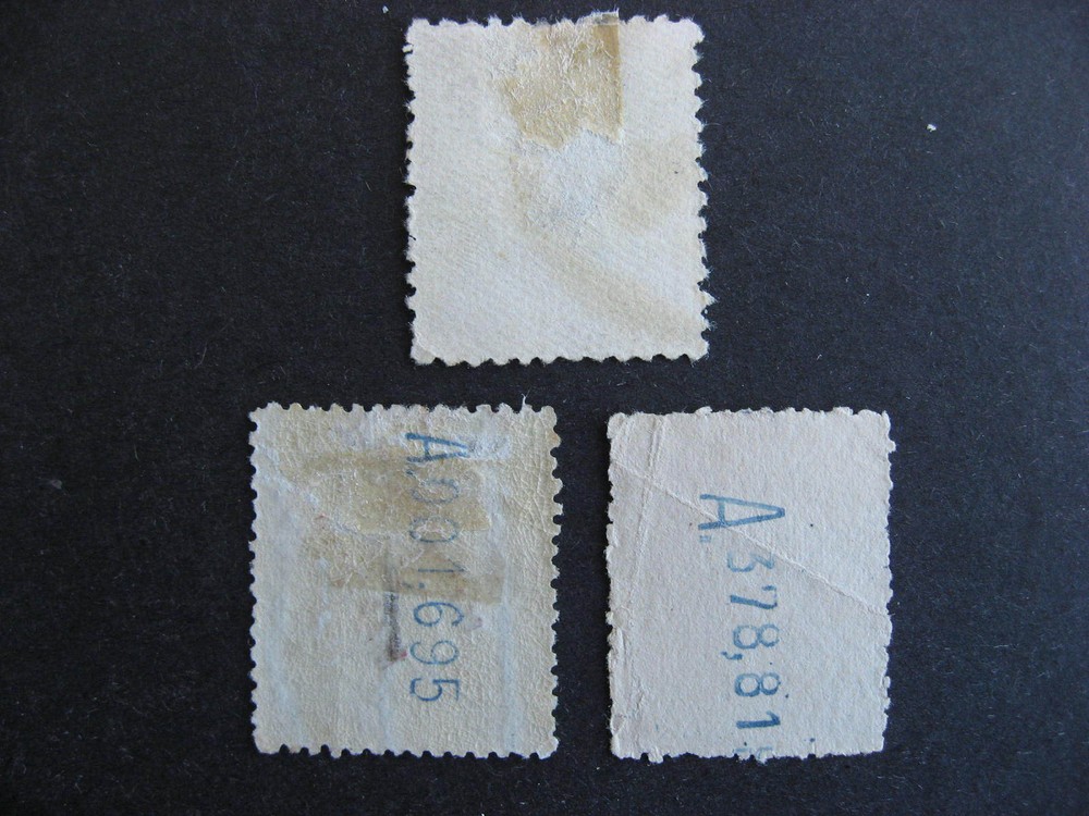 Spain & colonies 3 print shift error stamps M & U mixed condition