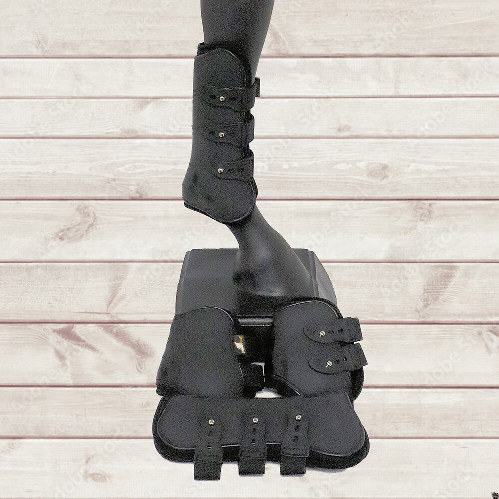 NEW Leopold Cole Black Large Jump Boots