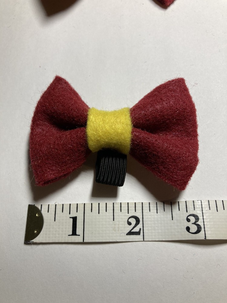 Felt Dog Bow Ties Small