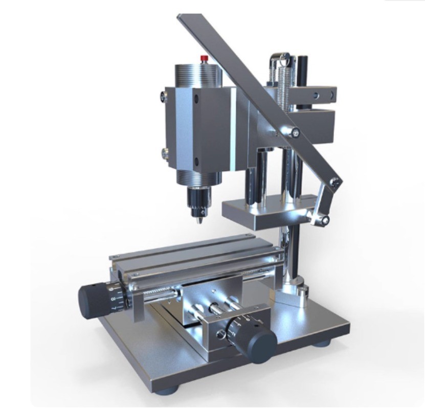 Mini Precision Drill Stand Variable Speed Bench Drill Micro Hand Drill