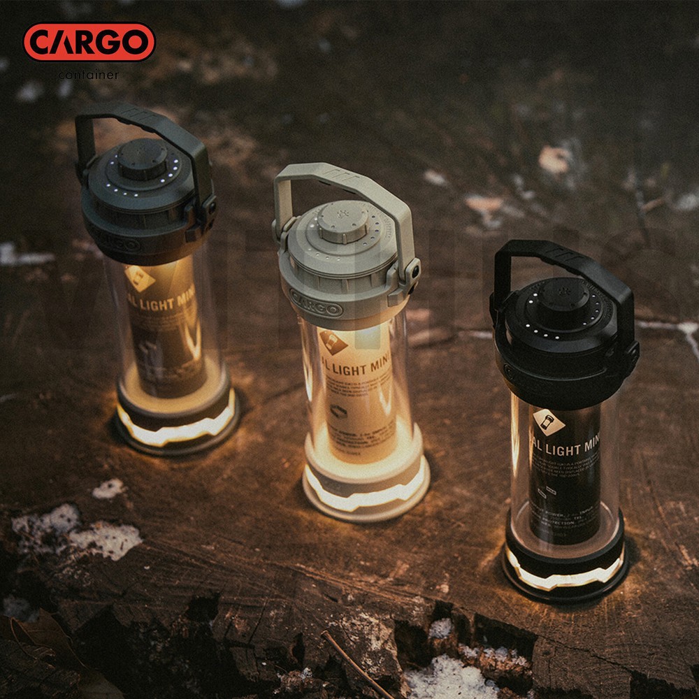 CARGO CONTAINER Dual Light Mini LED Lantern Camping Oudoor - 4colors