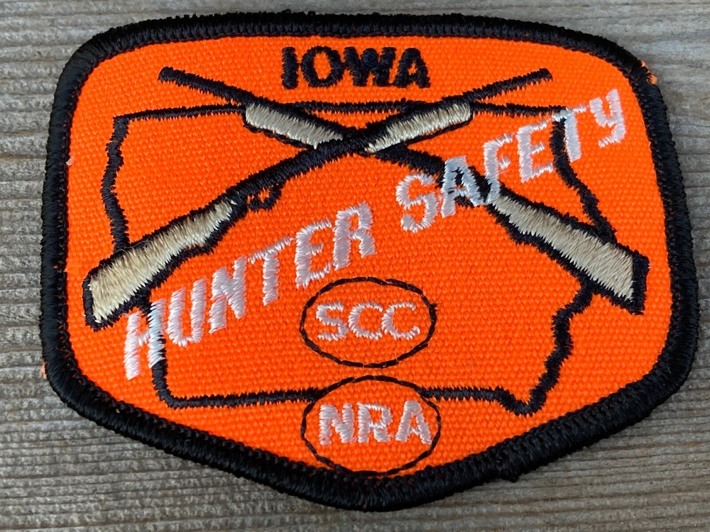 IOWA HUNTER SAFETY SCC NRA EMBROIDERED PATCH