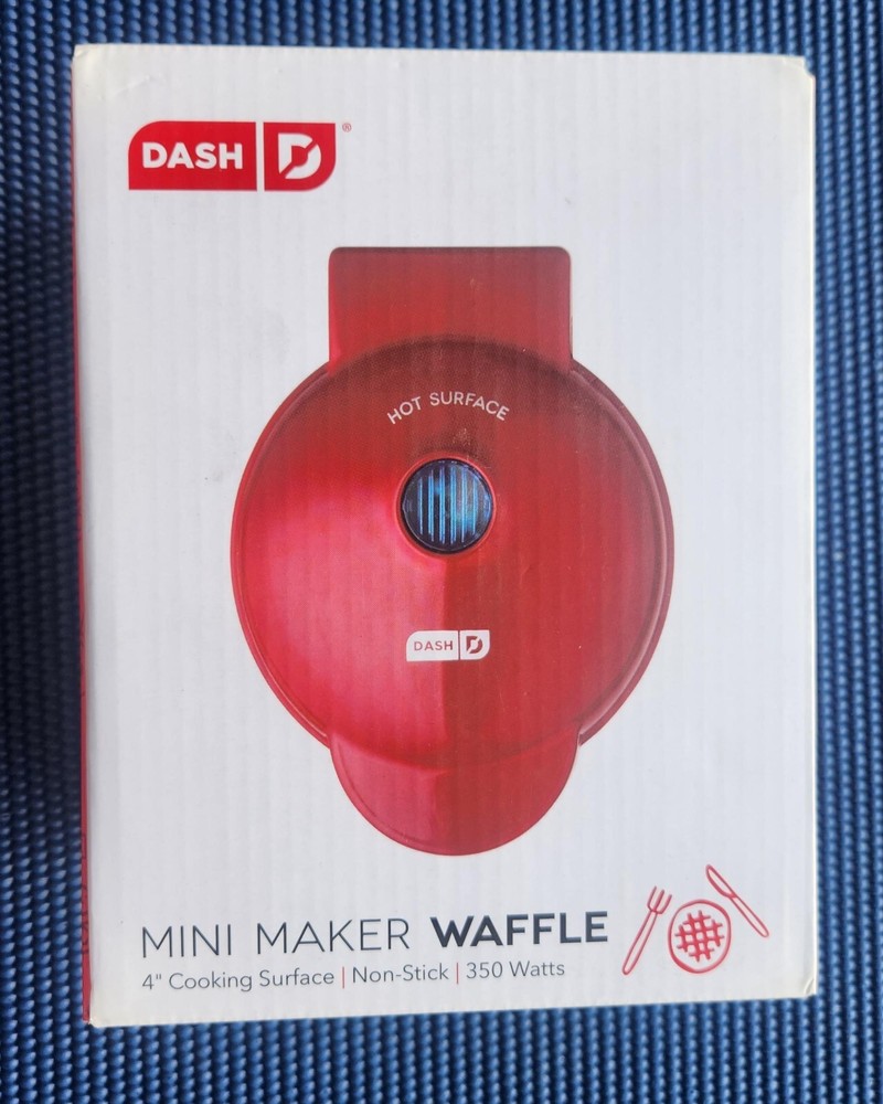 DASH Mini Maker Waffle - Mini Maker Griddle - 4" Cooking Surface - Non-Stick