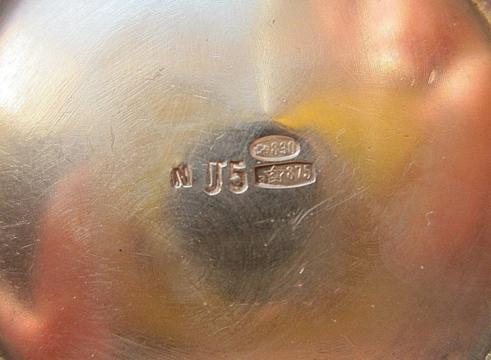 Russian Silver 875 Salt Cellar 40,10 gr (C96)