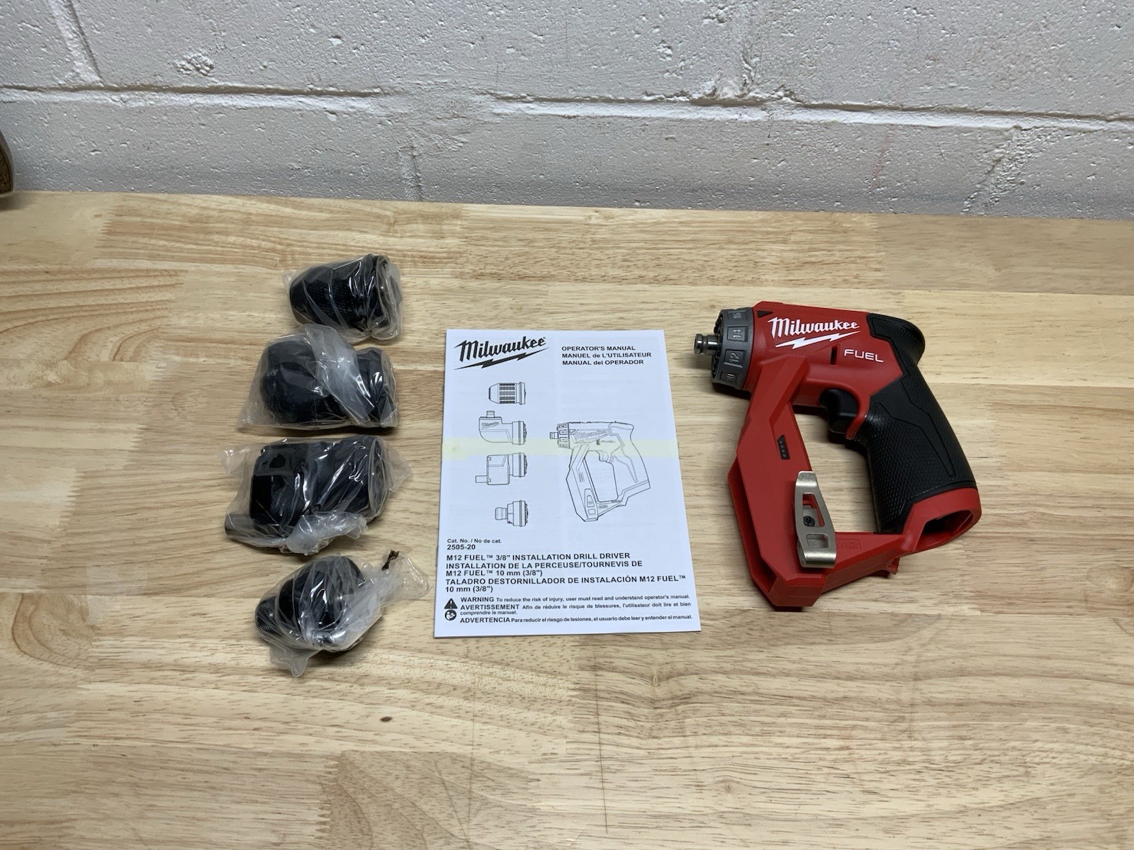 Milwaukee 2505-20 M12 FUEL 4-in-1 Installation Drill Driver - NEW FROM KIT