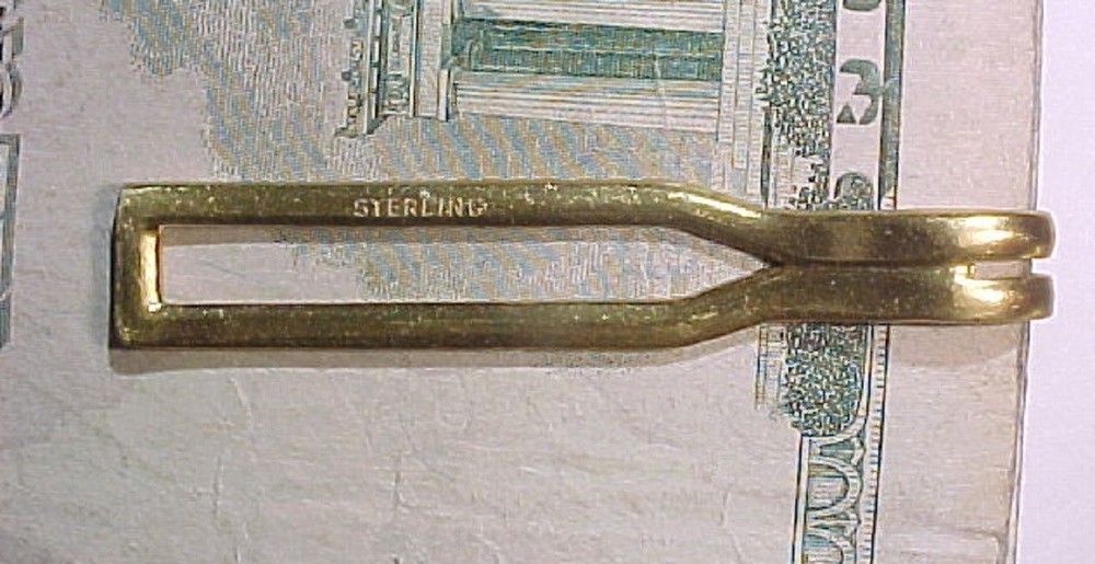 WW2 Marine Corps 37 Pattern EGA Sterling Money Clip - USMC